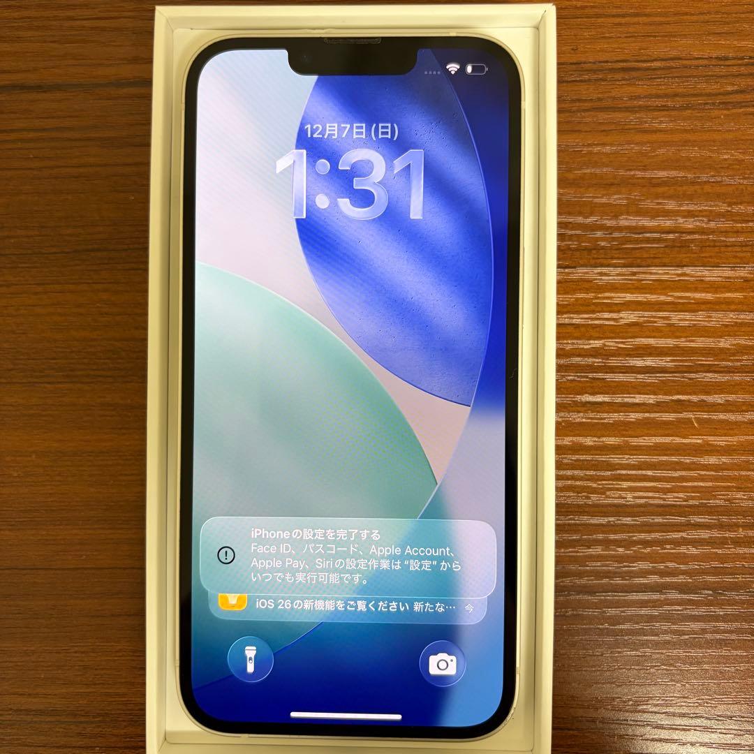 iPhone13 256gb simフリー　スターライト
