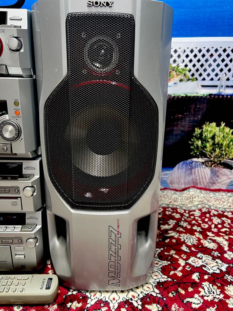 ソニー希少システムコンポDHC-MD777中古動作品STR-MD777ビンテージ
