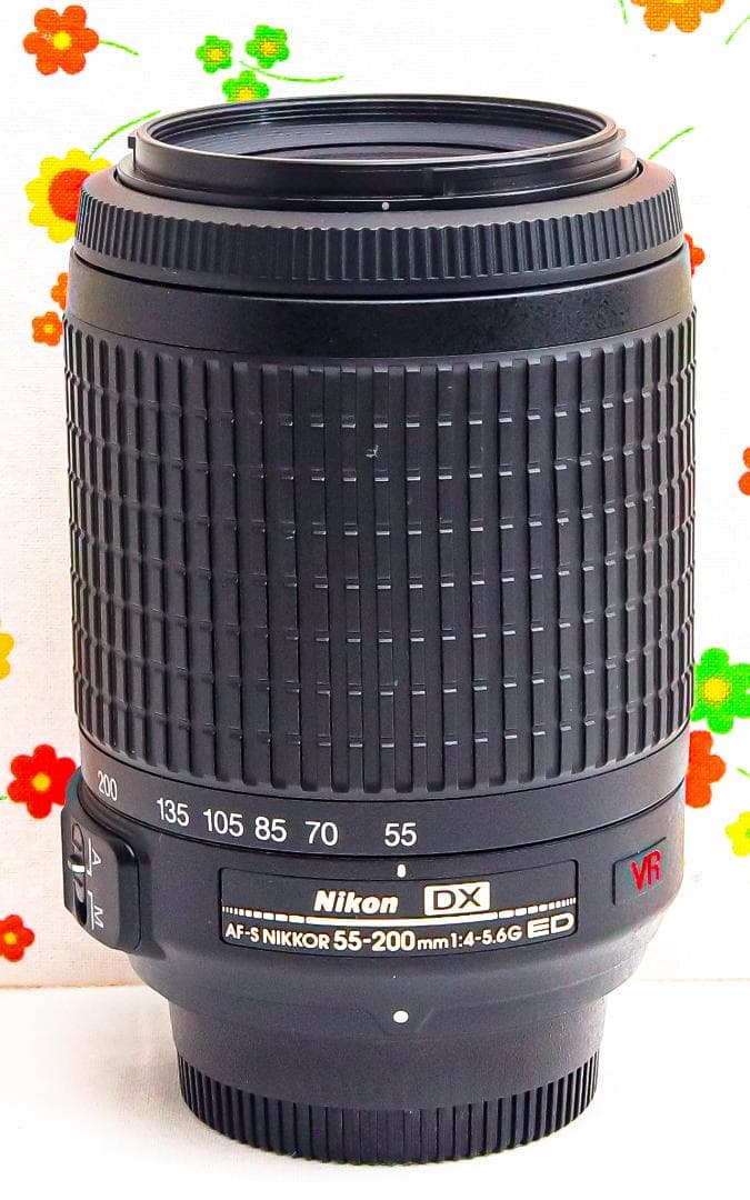美品 ニコン Nikon AF-S 55-200m☆望遠レンズ☆付属品多数