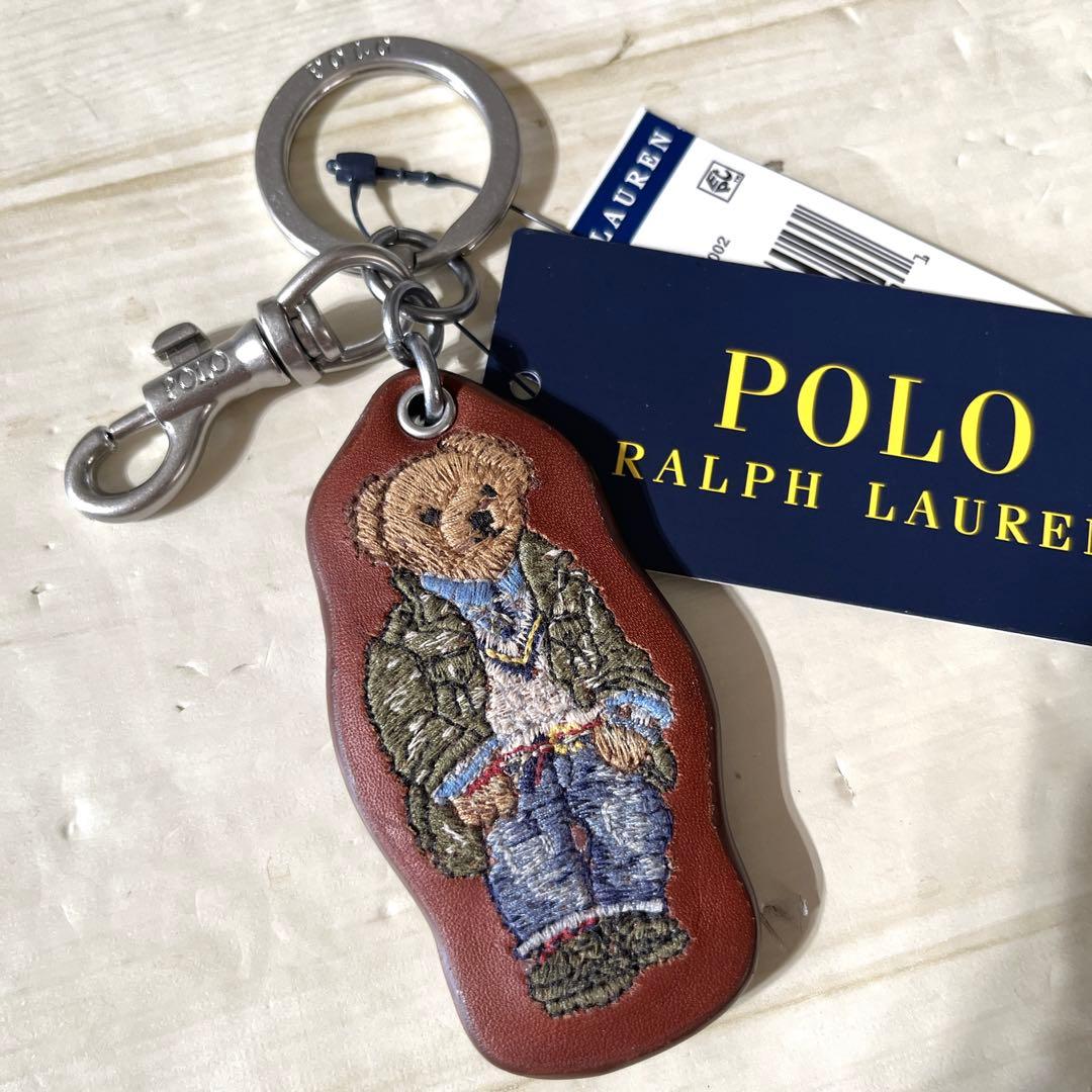 ポロラルフローレン バッグチャーム 新品 ポロベアー キーホルダースーツpolo