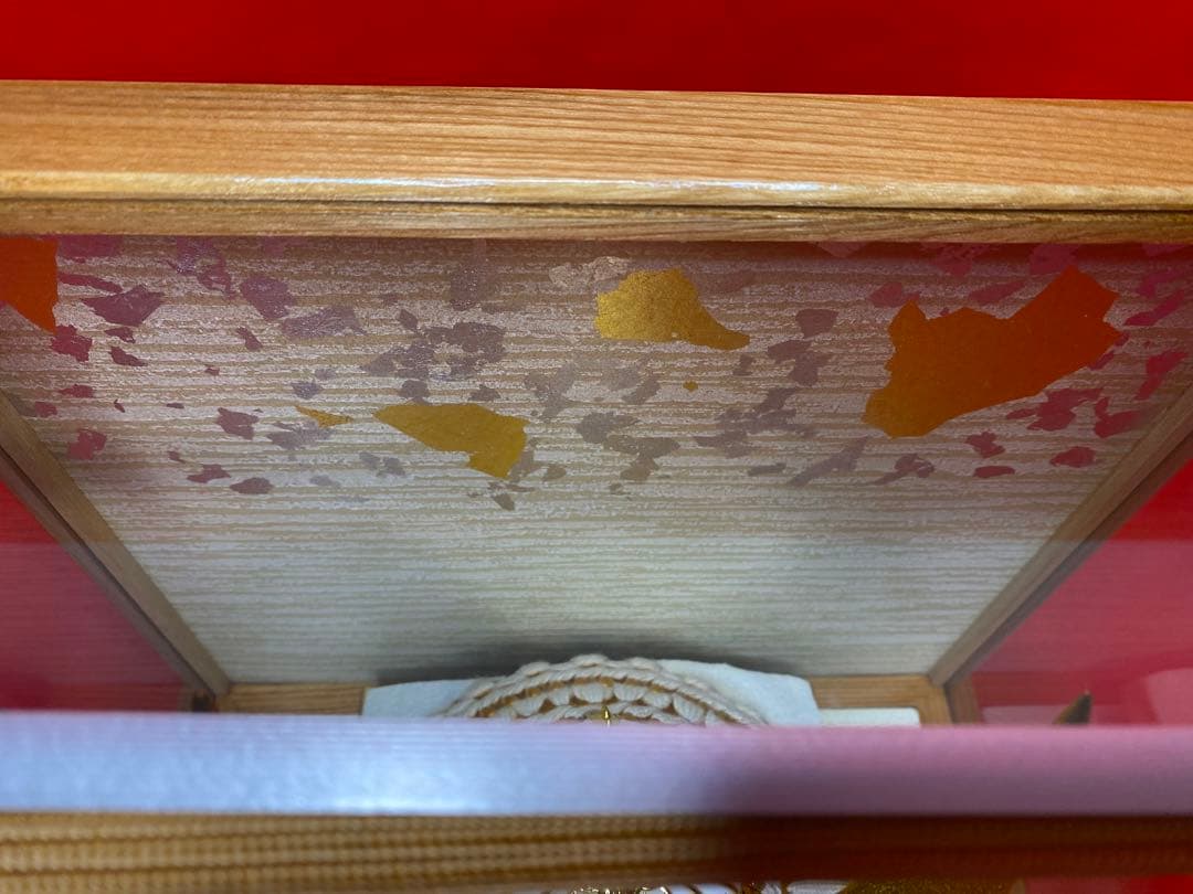 東京久月　五月人形　兜飾り　白木ガラスケース入・コンパクトサイズ