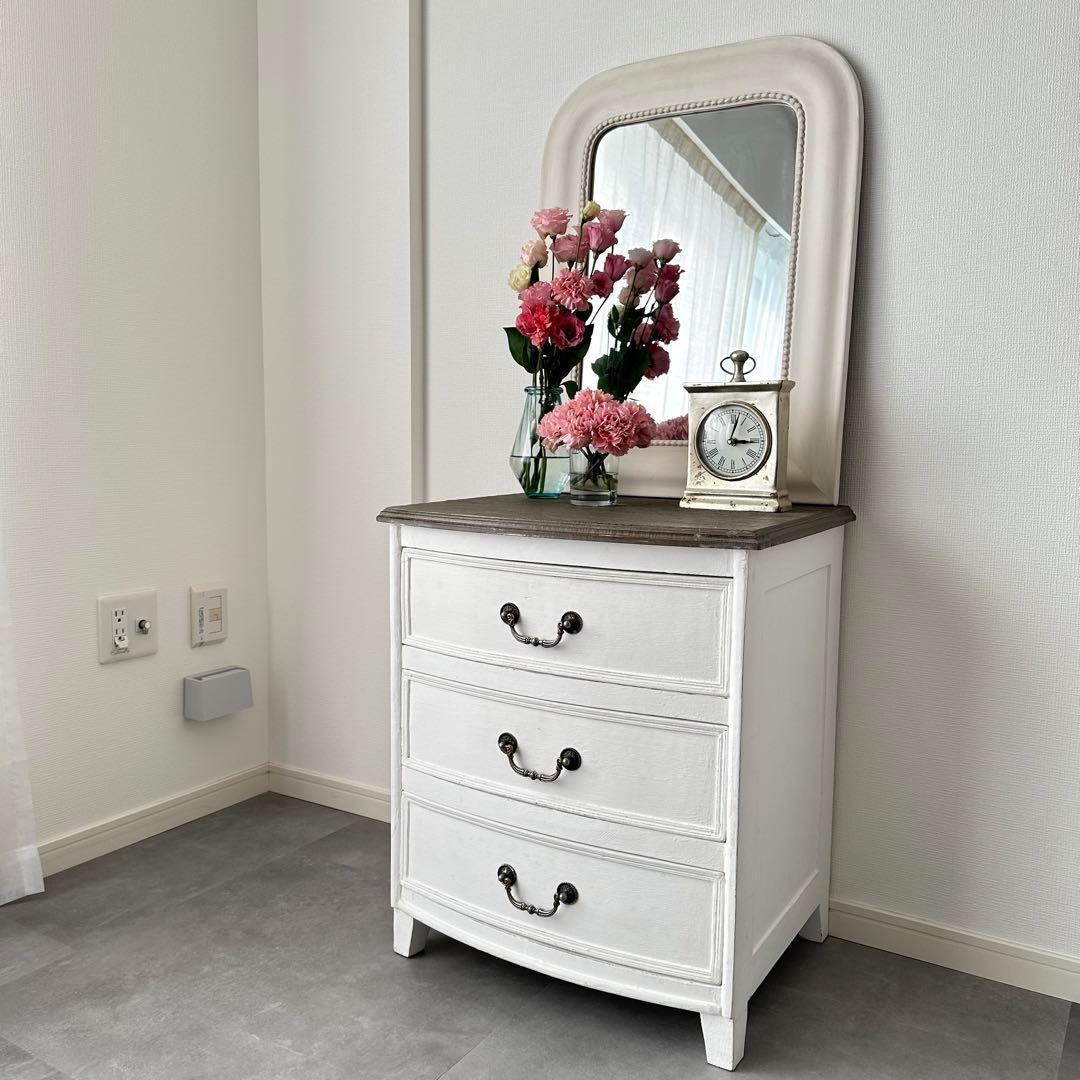 サラグレース フランス ブランディボワール チェスト サイドボード シェルフイス