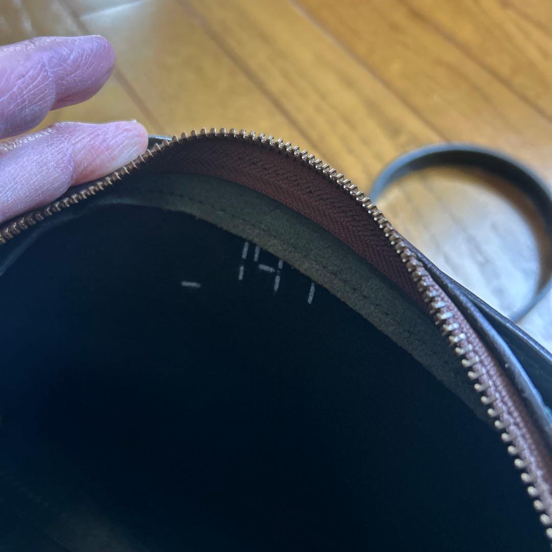 LONA ハーフムーンショルダー　ブリティッシュグリーン　デシ入り