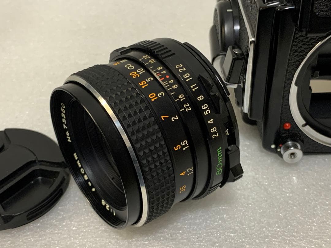 フィルムカメラ Mamiya M645 SEKOR C 1:2.8 80mm