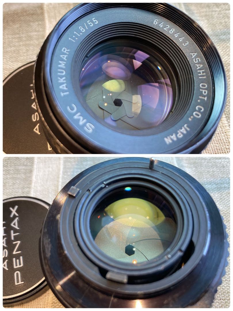 美品＊完動品＊初期保証 ★pentax spf★リザード本革ベージュ★作例必見！