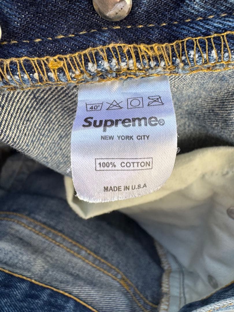 Supreme 90s アメリカ製 ボタンフライデニム