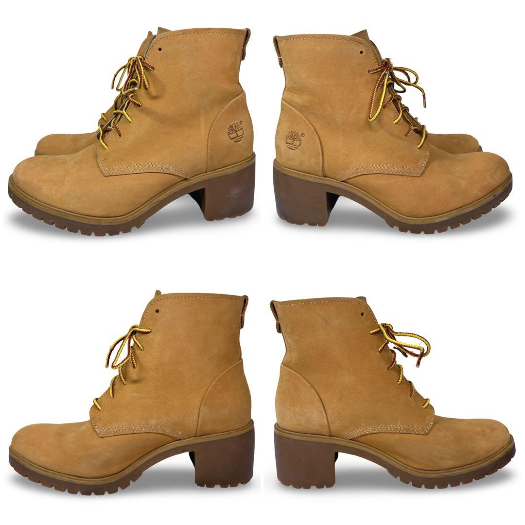 希少 timberland ティンバーランド レースアップブーツ ヒール