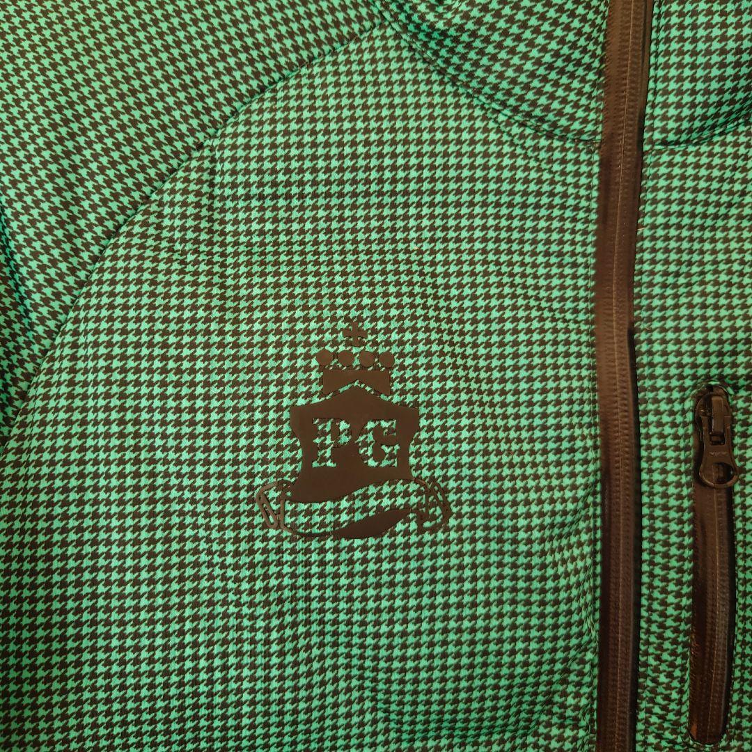 パーリーゲイツ★チェックプリント/ダウン/レディース/ゴルフ　サイズ2