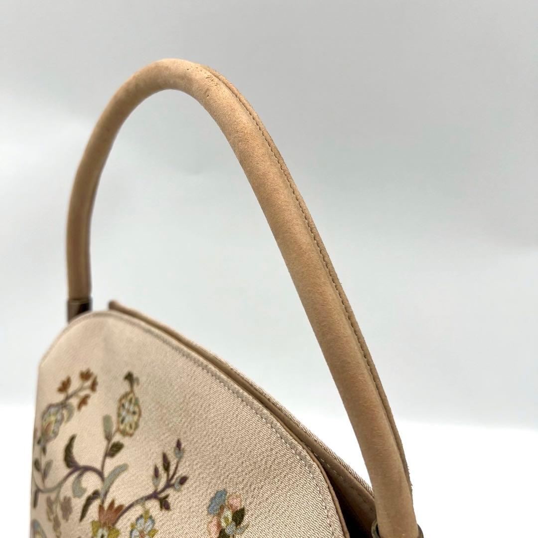 美品　OKAJIMA オカジマ　岡重　和装バッグ　皇室御用達　絹100%