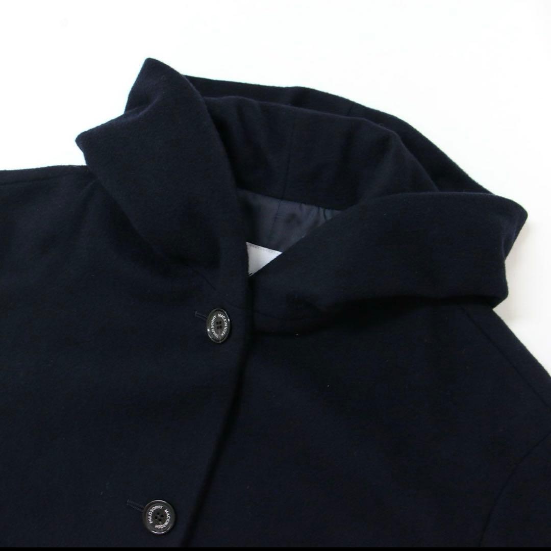 【新品】MACKINTOSH PHILOSOPHYウールコート ミドル丈ネイビー