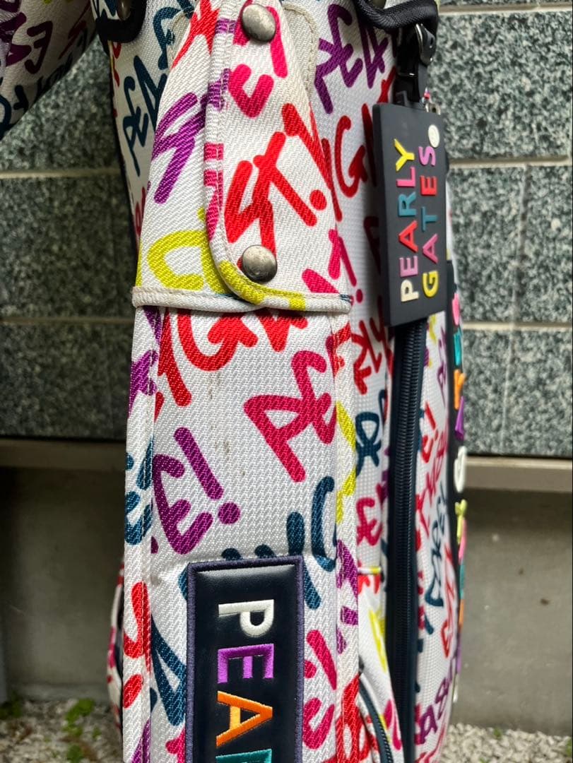 PEARLY GATES キャディバッグ 落書き風