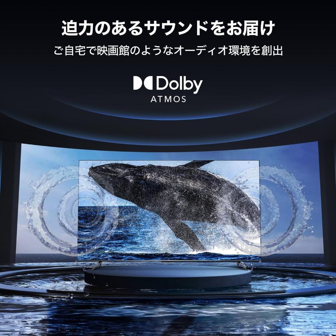 tcl 58v型 4k google tv 液晶テレビ wチューナー内蔵