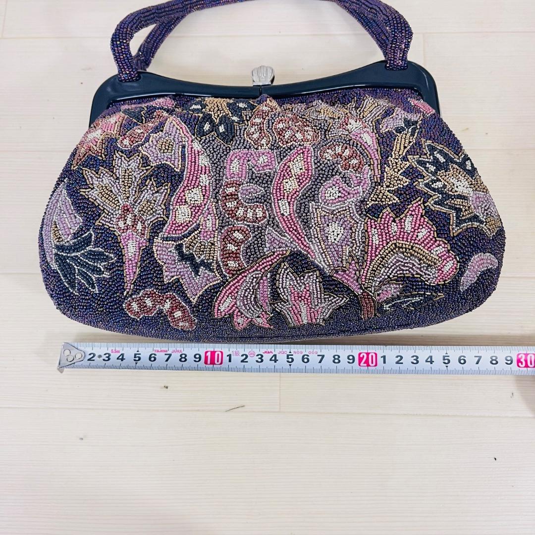 【5個 まとめて】ビーズバッグ 和装小物 ハンドバッグ 東京小黒 など