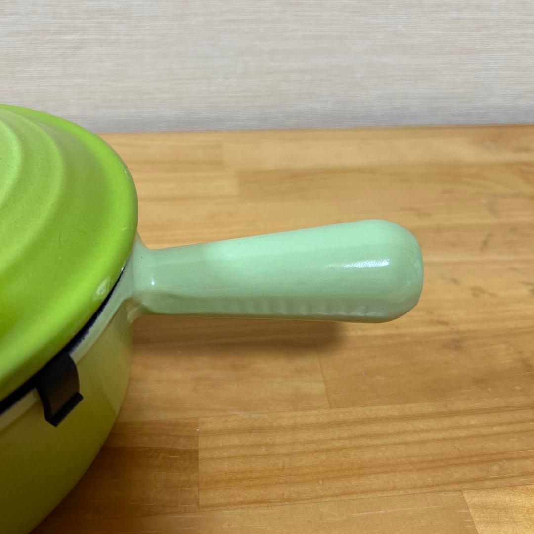 ルクルーゼ　ソースパン　片手鍋　18cm グリーン