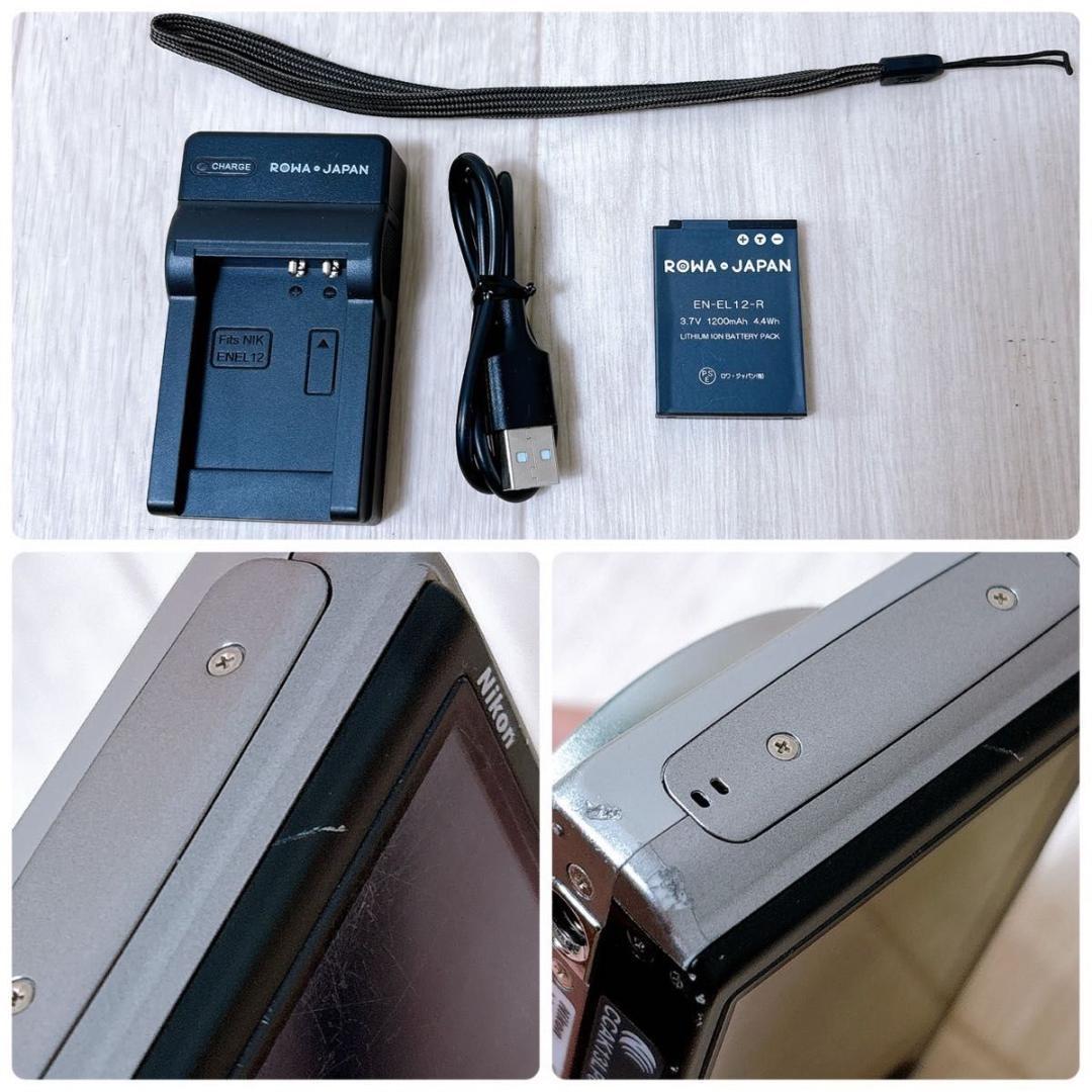 Nikon ニコン クールピクス S9500 シルバー コンパクトデジタルカメラ