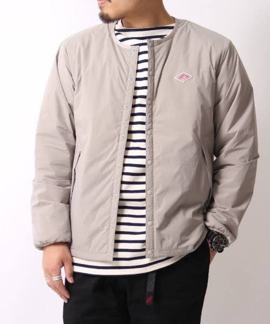 DANTON グレー ナイロンジャケット XL