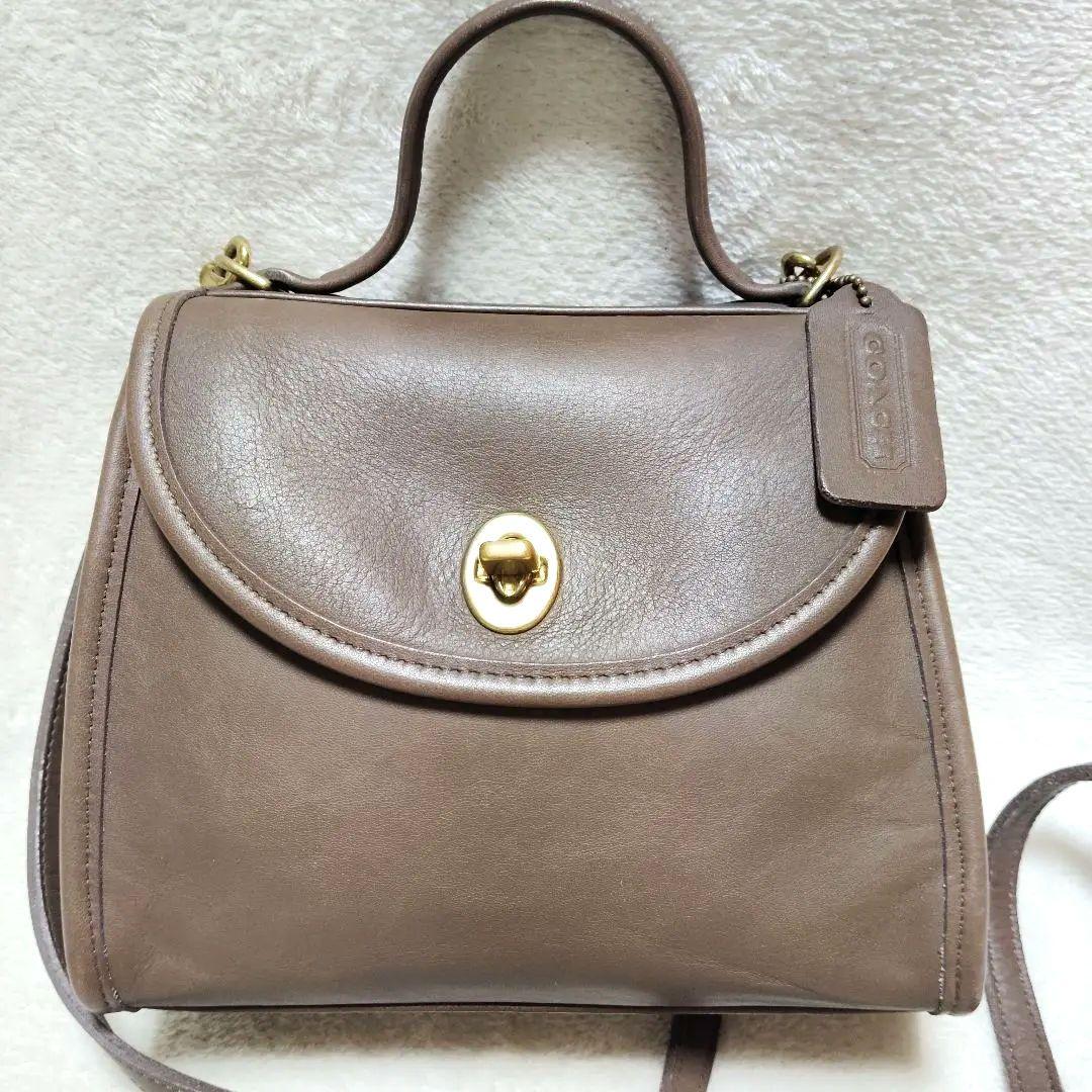 オールドコーチ　ショルダーバッグ　2way　ターンロック　USA製　希少カラー