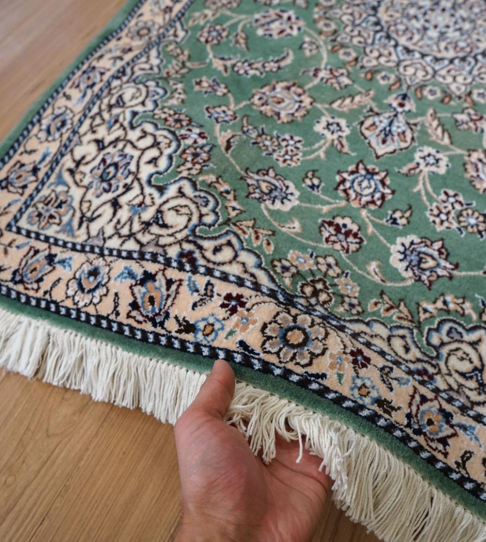 116×78cm ペルシャ絨毯 ナイン産