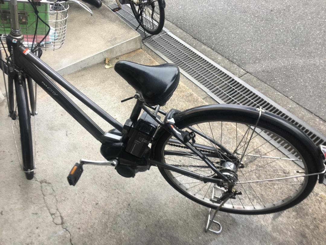 地域限定送料無料　パス　シティ　15,4AH　内装5段変速　グレー　電動自転車