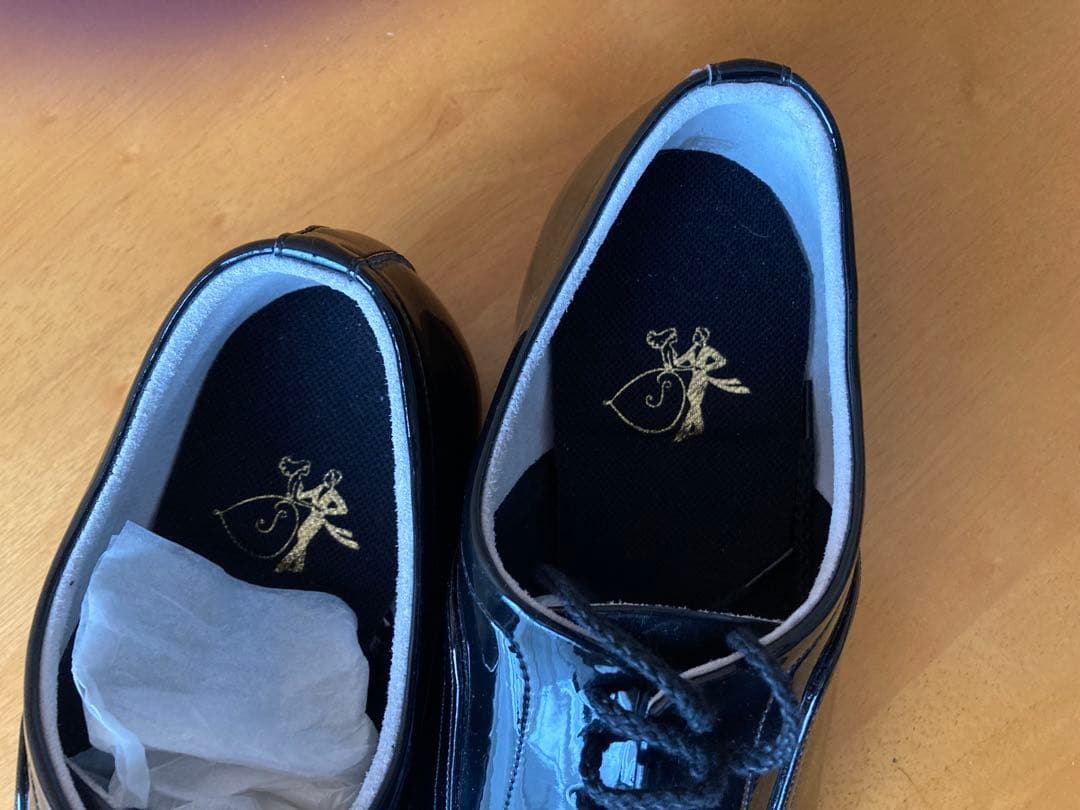 社交ダンスシューズ 光沢仕上げ（25cm）