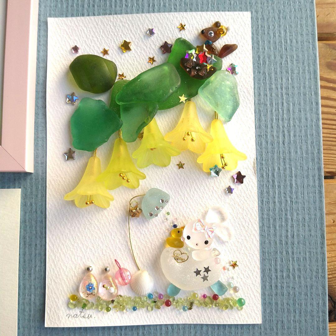 シーグラスアート　専用です。5点