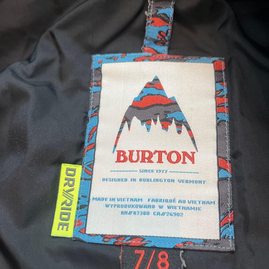 バートン　スノボ　ツナギ　ワンピース　オールインワン　130 女の子　男の子