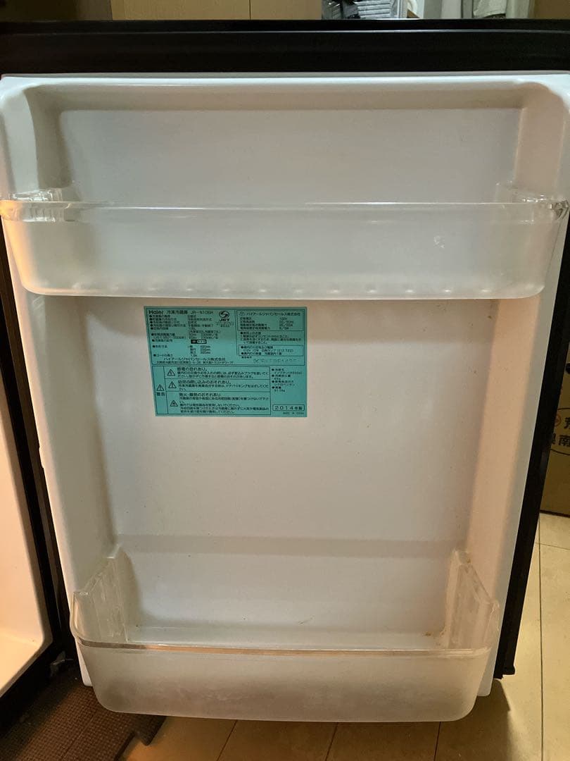 Haier 2ドア冷蔵庫 ブラック　一人暮らし