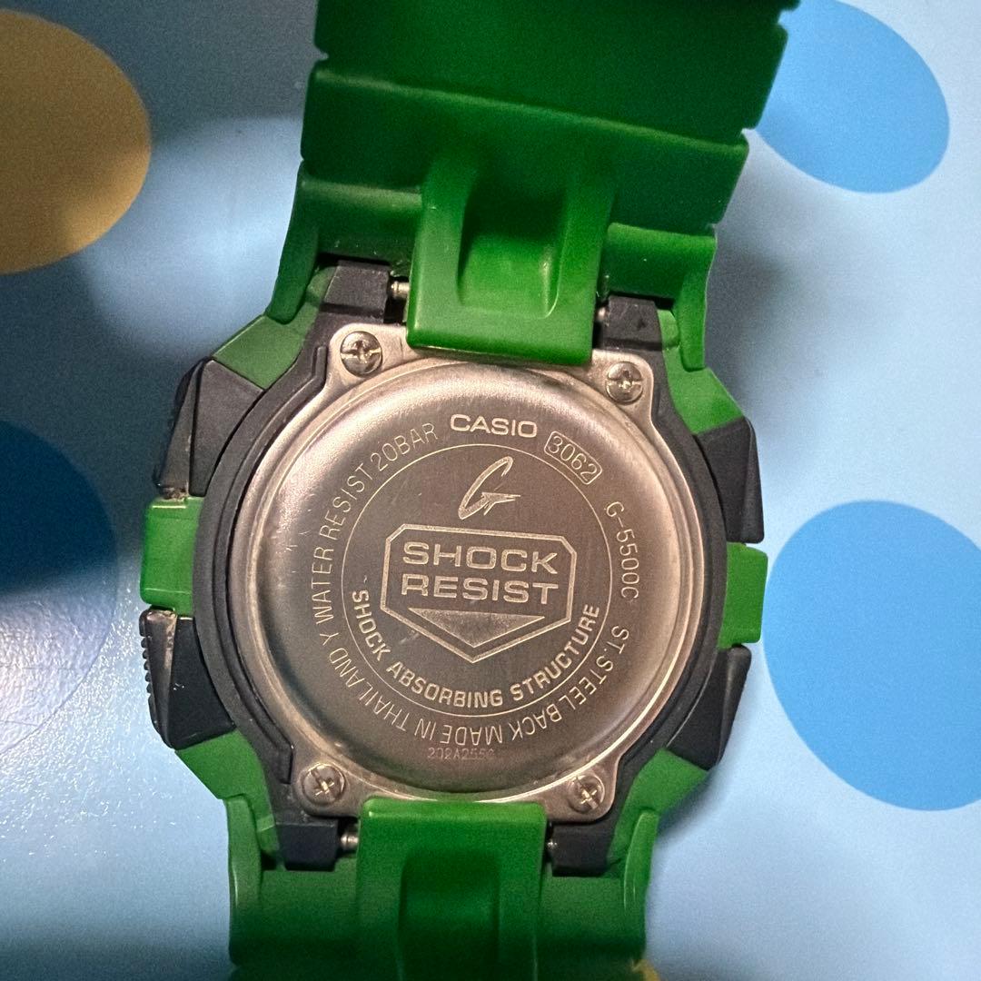 CASIO G-SHOCK G-5500C グリーン タフソーラー