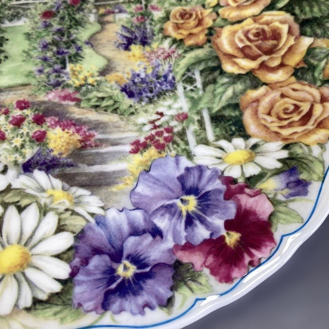 シークレットガーデン　プレート　　装飾品　壁掛　飾り皿　花　秘密の花園