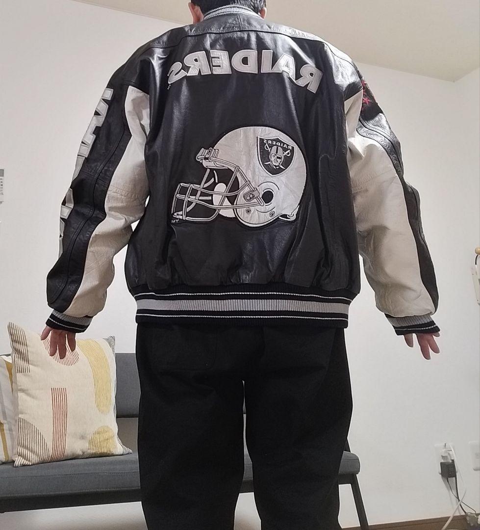 【超希少モデル】カールバンクス　レイダース刺繍　レザージャケットXL