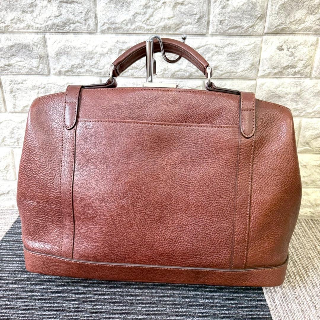 DEUX MONCX　デュモンクス　ダレスバック　レザー　ブラウン