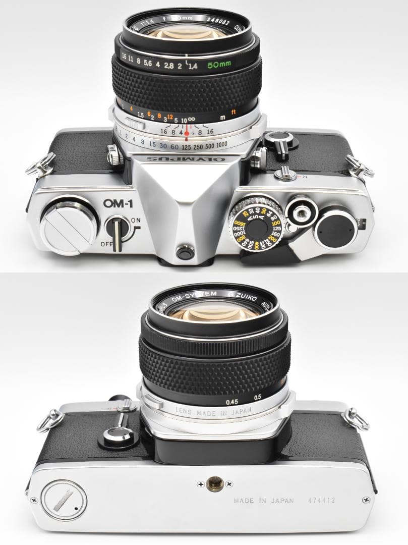 オリンパス OM-1 シルバー G.ZUIKO AUTO-S 50mm 1.4