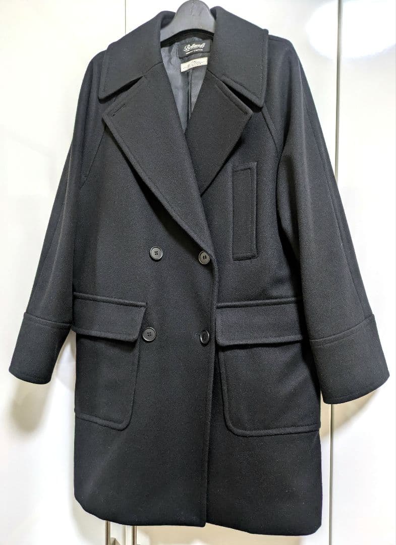 美品ジャーナルスタンダードレリュームBellandiウールメルトンPコート36
