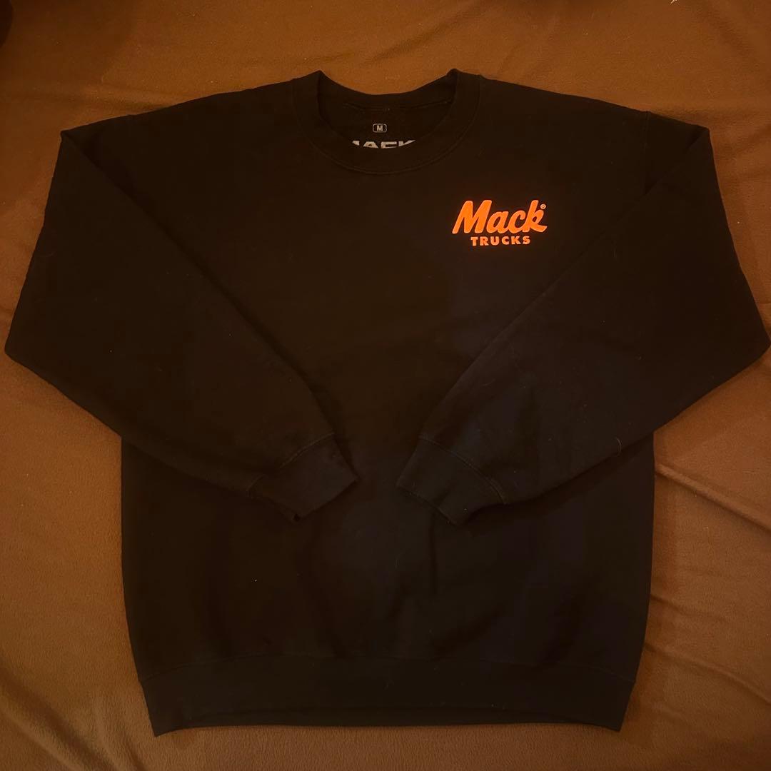 Mack trucks スウェット M 黒 ブルドッグ　マックトラック