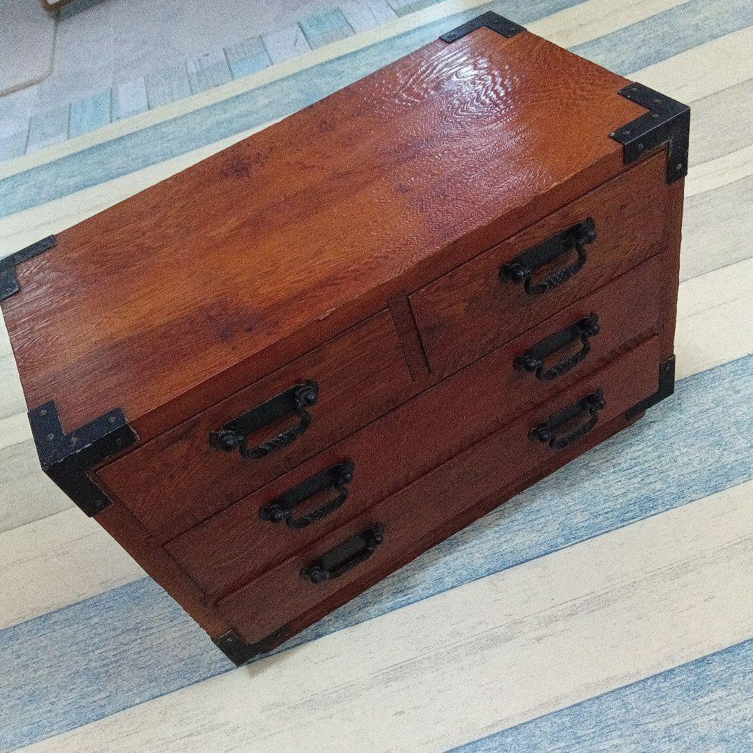 古道具　アンティーク　雑貨　和箪笥　木製引き出し　小物入れ　昭和レトロ　木箱