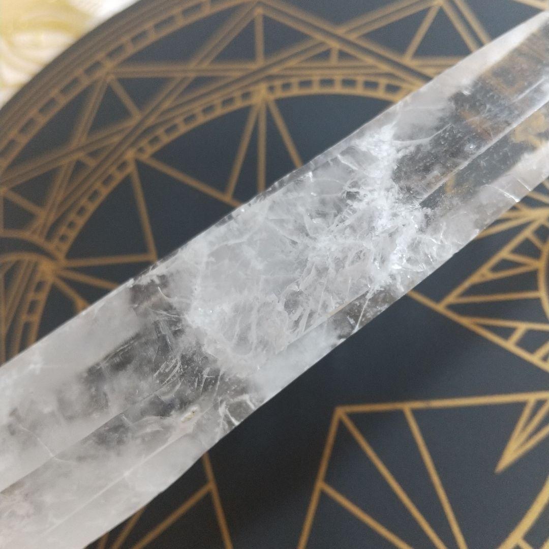 モンゴル産 レーザークォーツ エンジェルラダー クォーツインクォーツ