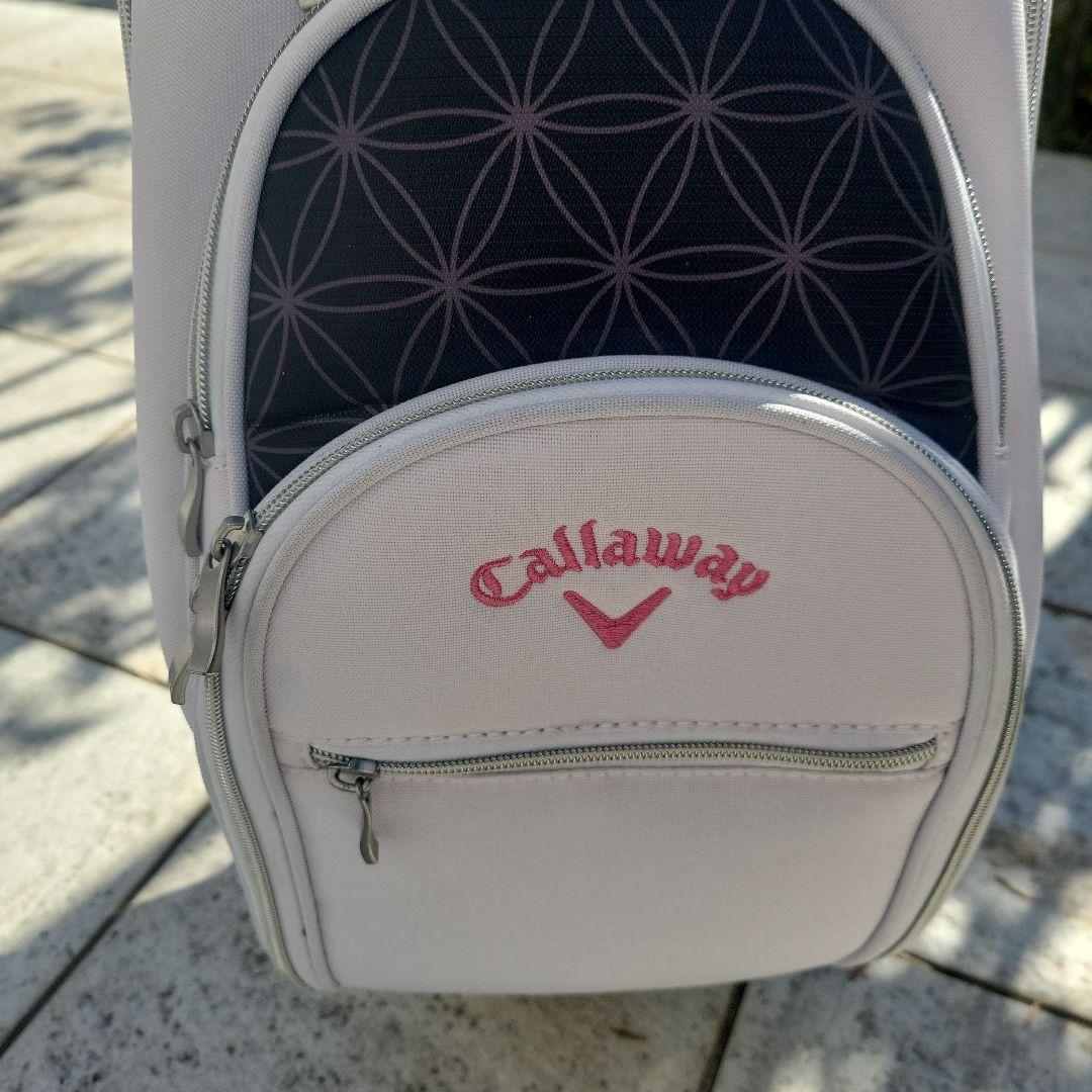 Callaway Solaire キャディバッグ ホワイト/ブラック/ピンク