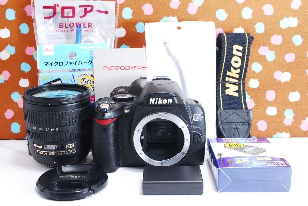 ✨スマホ転送可能✨ショット数6262回✨Nikon D40x レンズセット