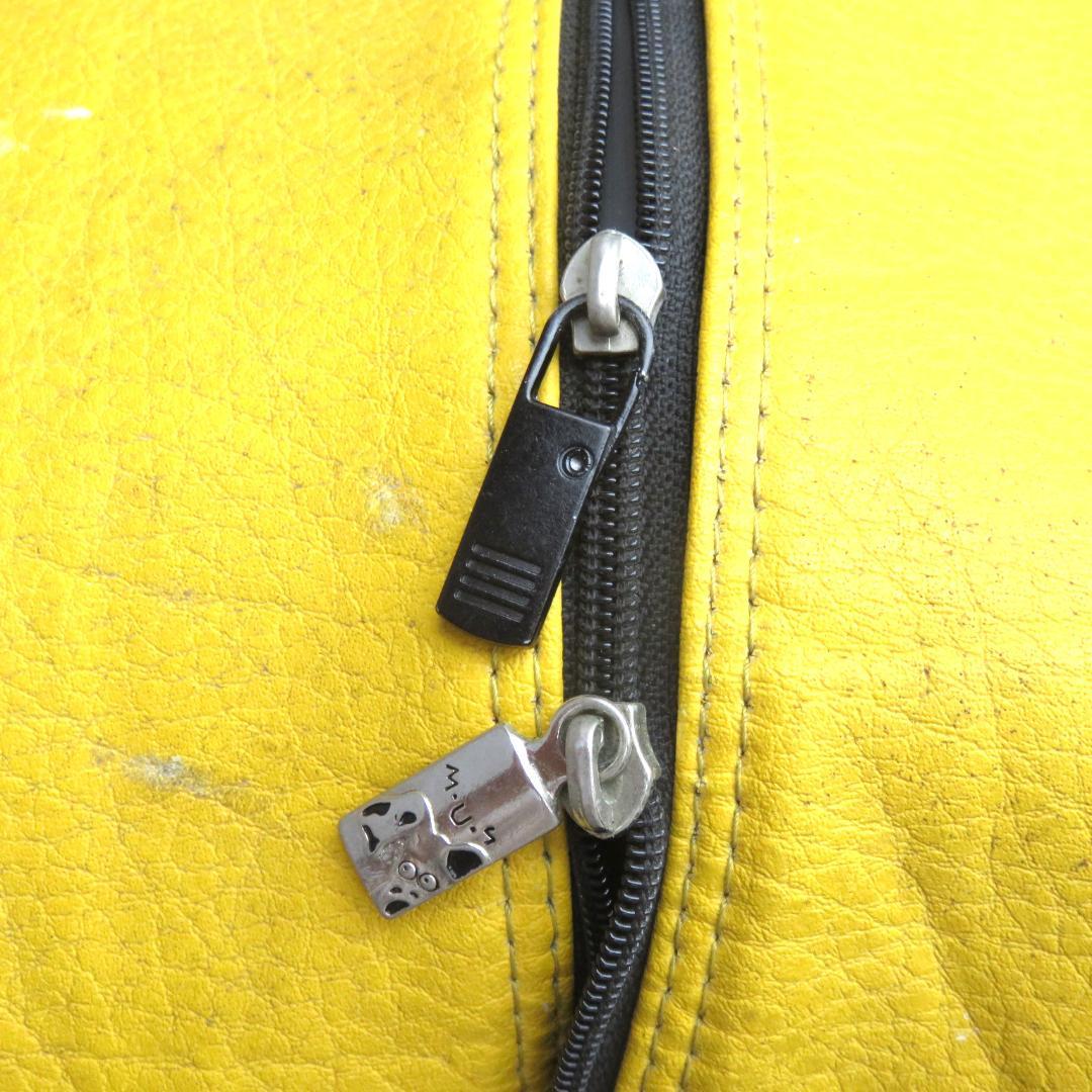 MU SPORTS MUスポーツ キャディバッグ ゴルフバッグ　イエロー