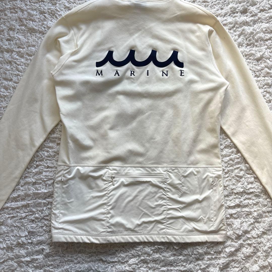 美品 mutaMARINE ムータマリン 裏起毛 モックネック 長袖シャツ 6