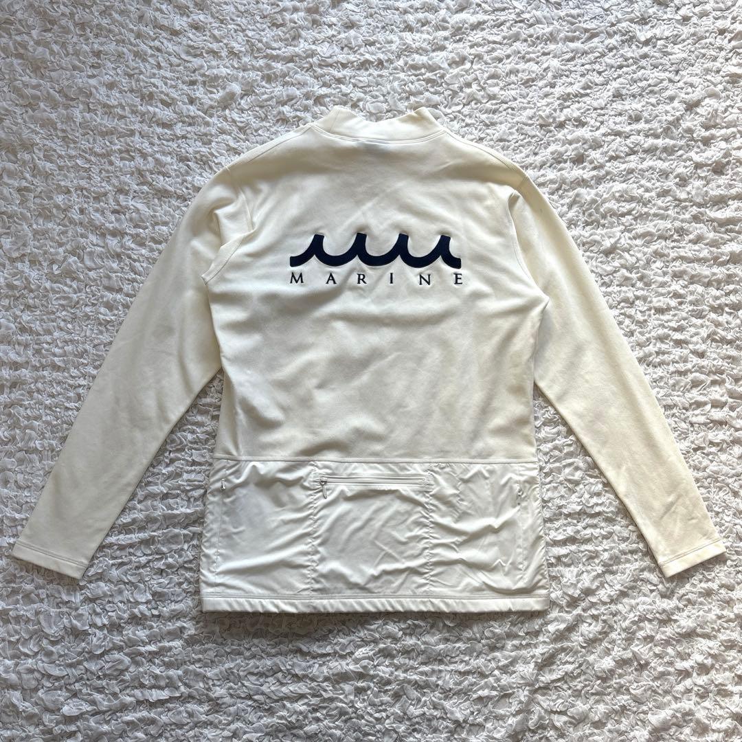 美品 mutaMARINE ムータマリン 裏起毛 モックネック 長袖シャツ 6