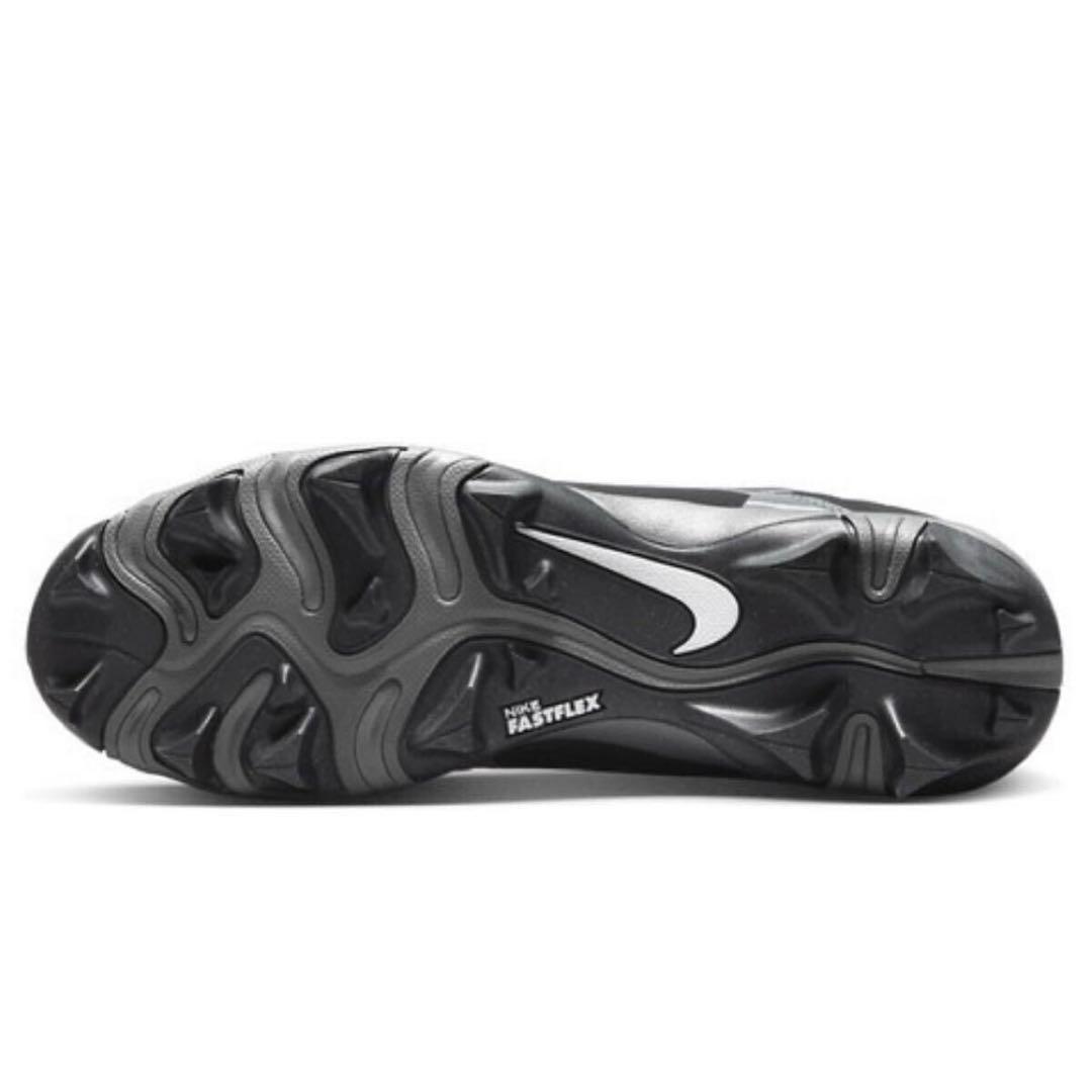 ナイキ アルファ メナス 26cm アメフト スパイク シューズ 靴 黒 584