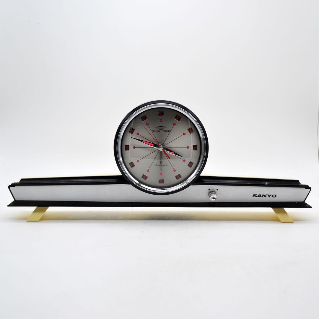 昭和レトロ　東京時計 SANYO 1969年(昭和44年)置き時計　オルゴール