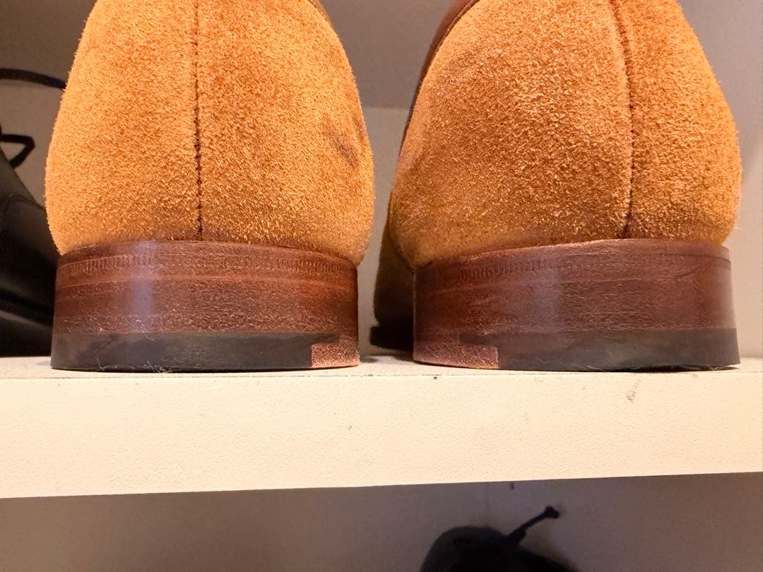 エドワードグリーン スエード ローファー 184E Edward Green