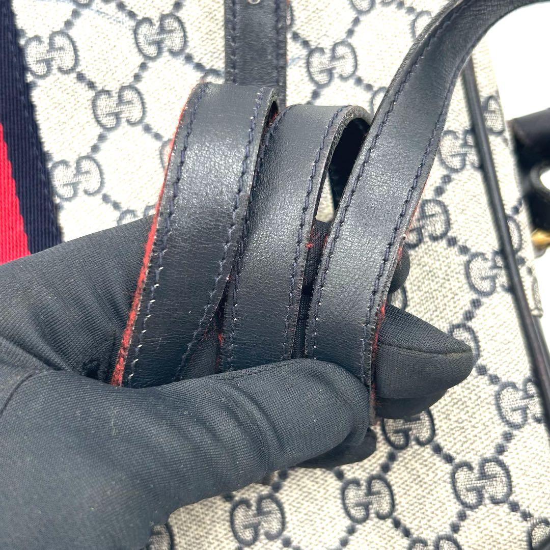 GUCCI　グッチ　シェリーライン　GGスプリーム　PVC 　ショルダーバッグ