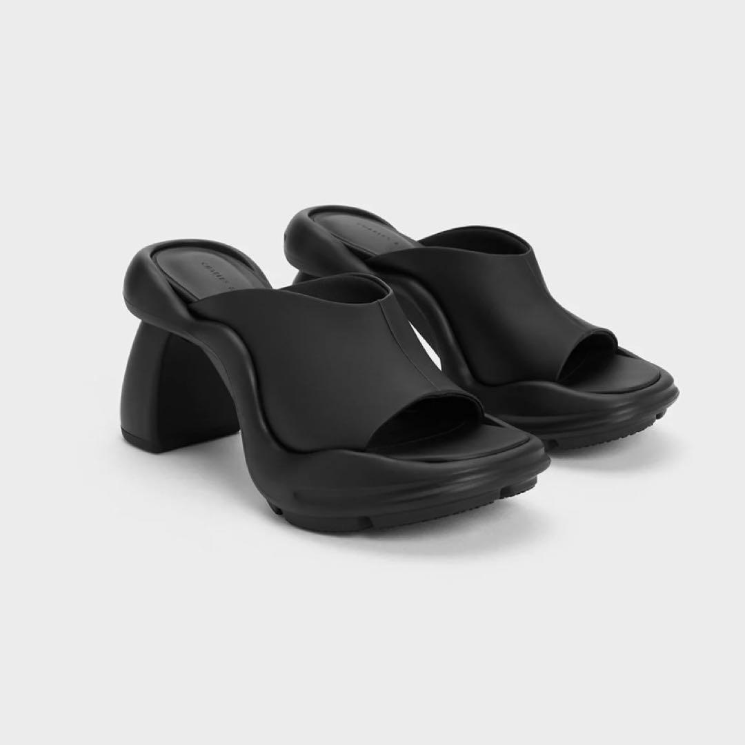 CHARLES & KEITH レイラオープントゥミュール　38