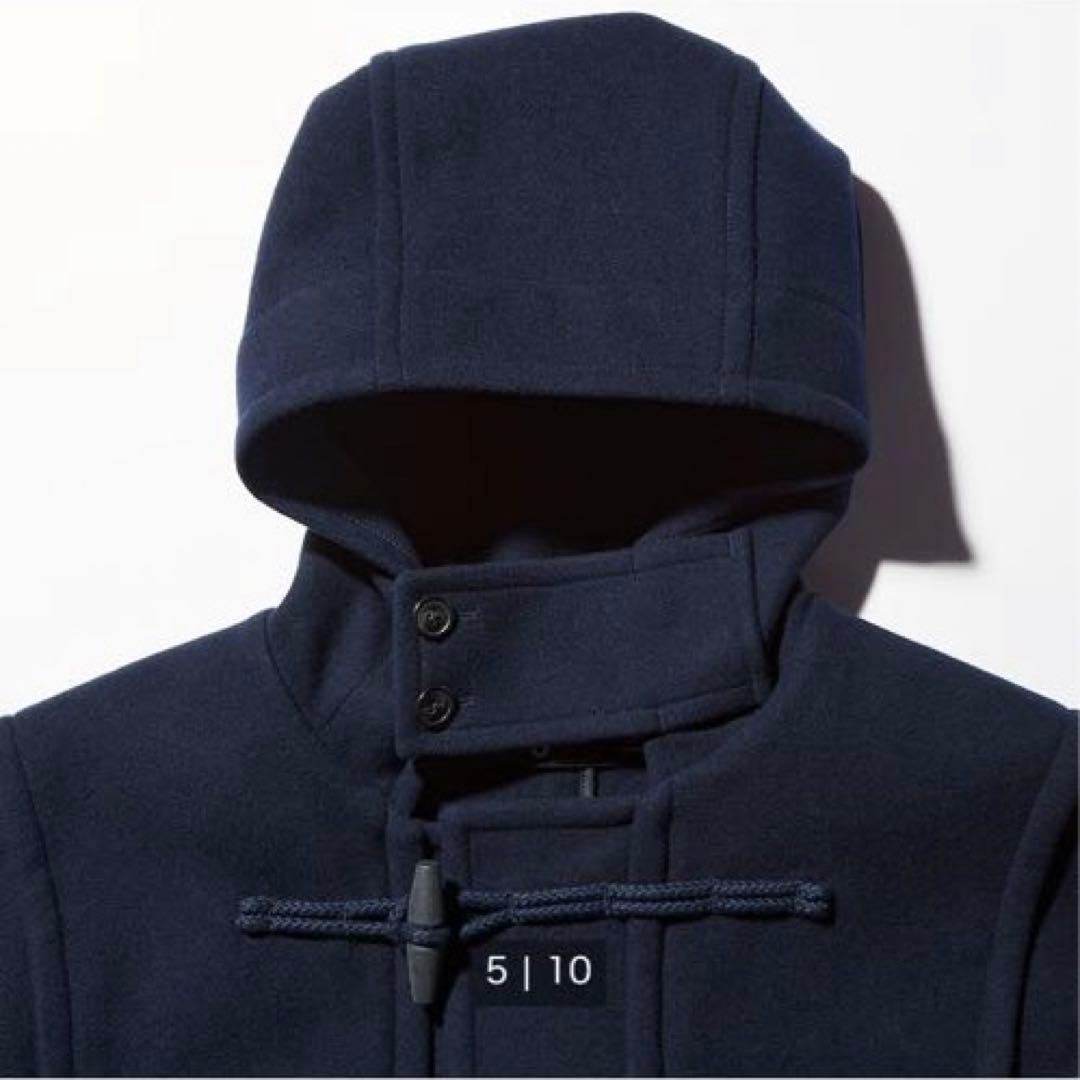 【新品・未着用】＋J ウール　オーバーサイズ　ダッフルコート　ブラック