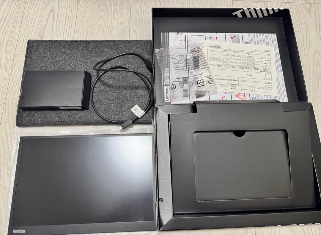 中古LenovoThinkVision M14dメーカー保証あり