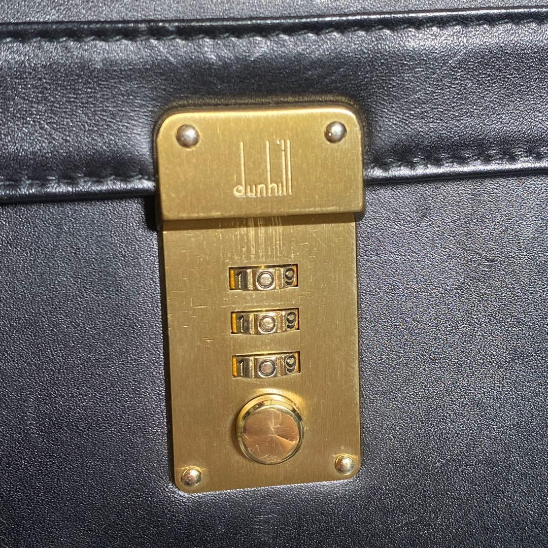 希少⭐︎ダンヒル 自立型ビジネスバッグ ブリーフケース オールレザー 布袋付き