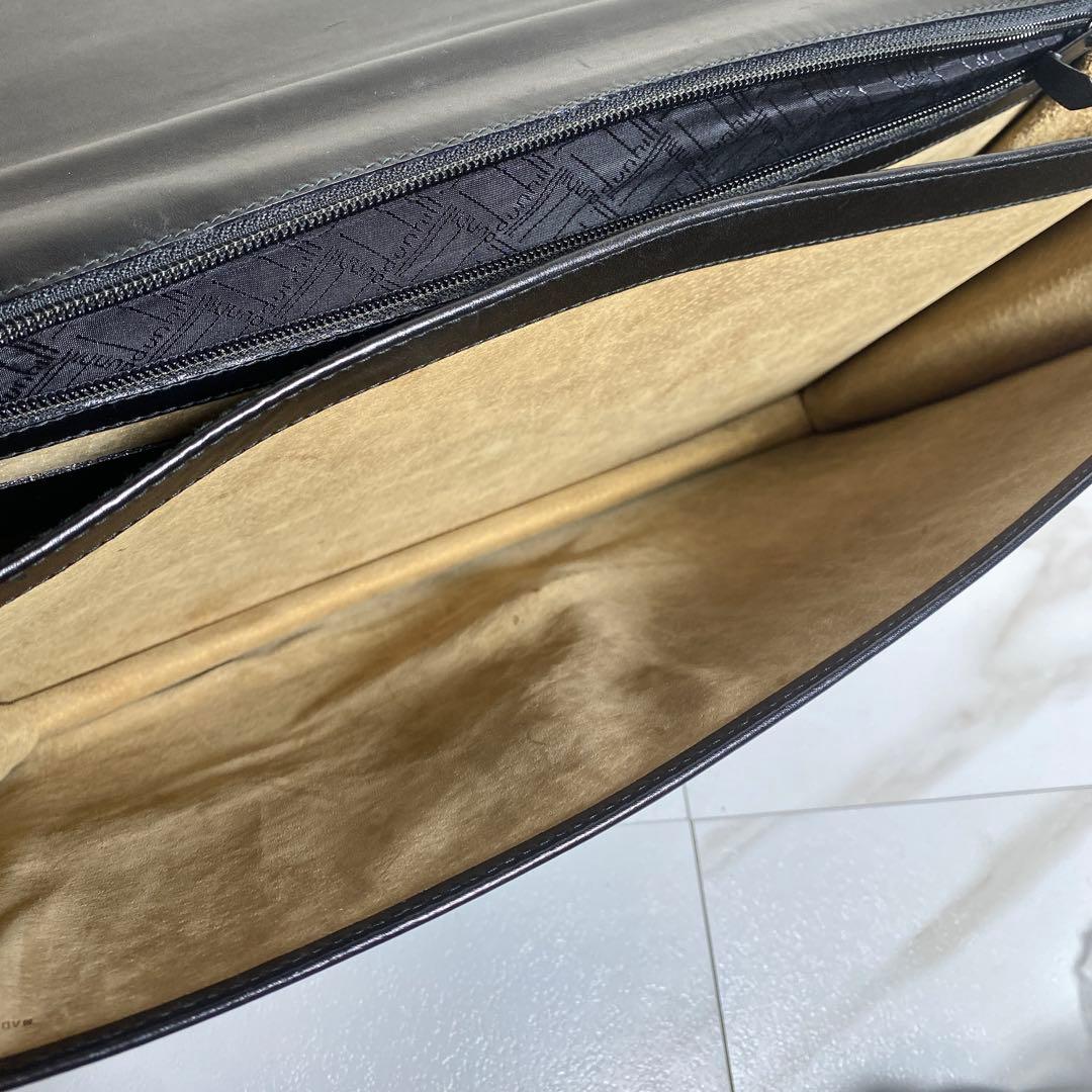 希少⭐︎ダンヒル 自立型ビジネスバッグ ブリーフケース オールレザー 布袋付き